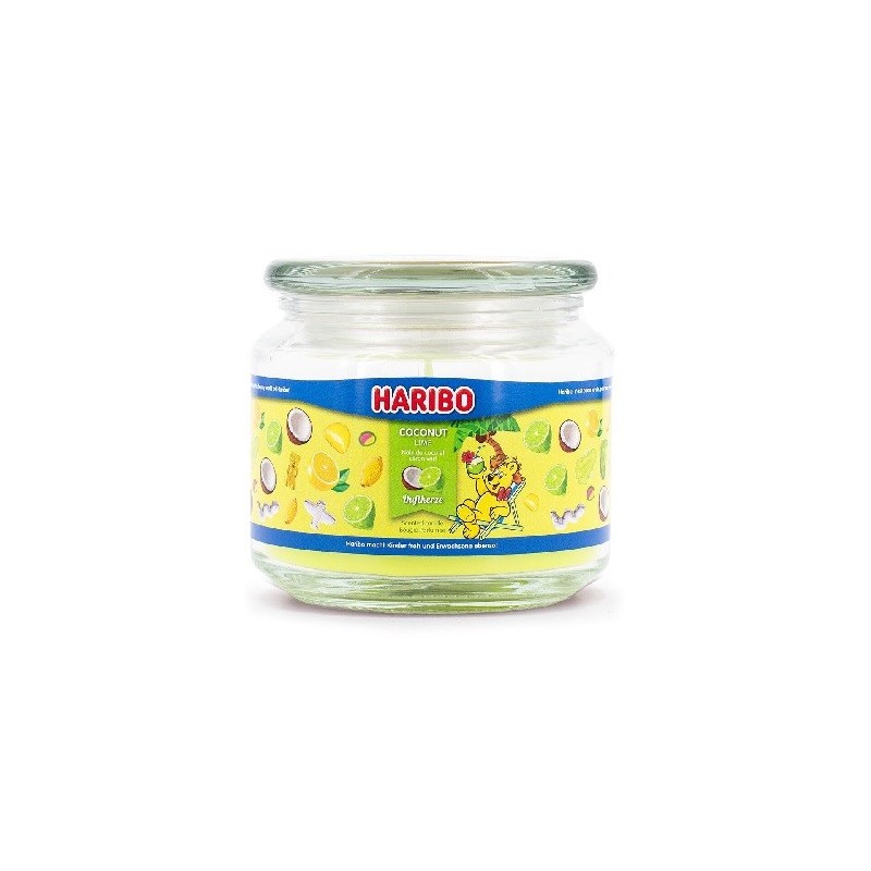Bougie parfumée Haribo Noix de Coco Citron Vert - 300g