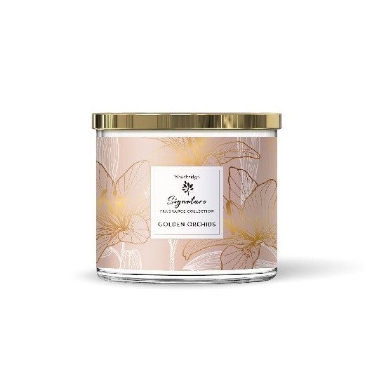 Bougie parfumée Orchidées Dorées - 410g