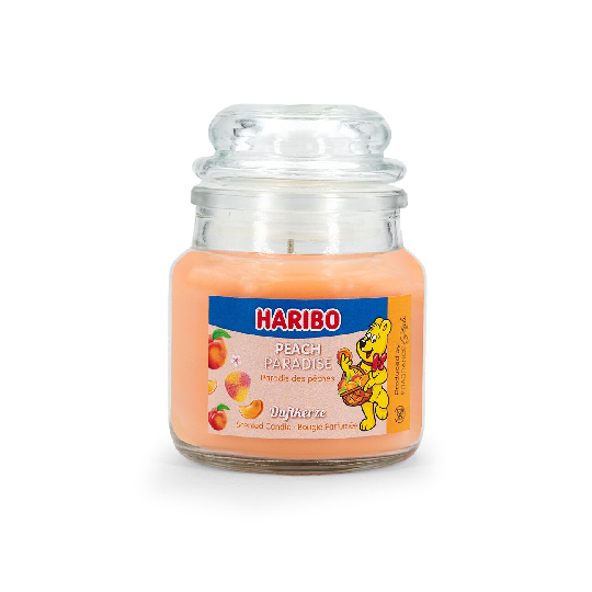 Bougie parfumée Haribo Peach Paradise - 85g