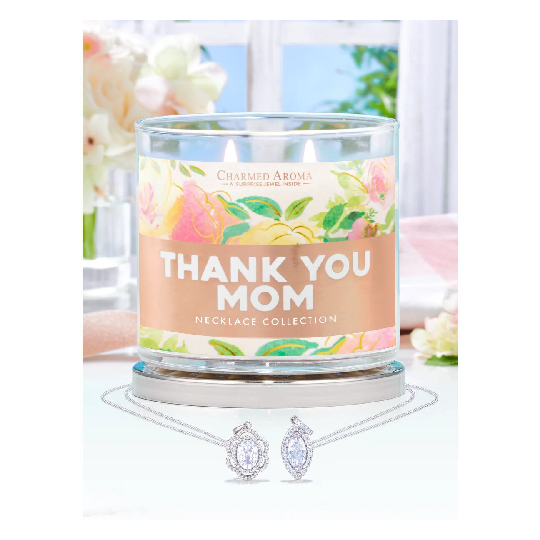 Bougie parfumée Merci Maman (Collier)