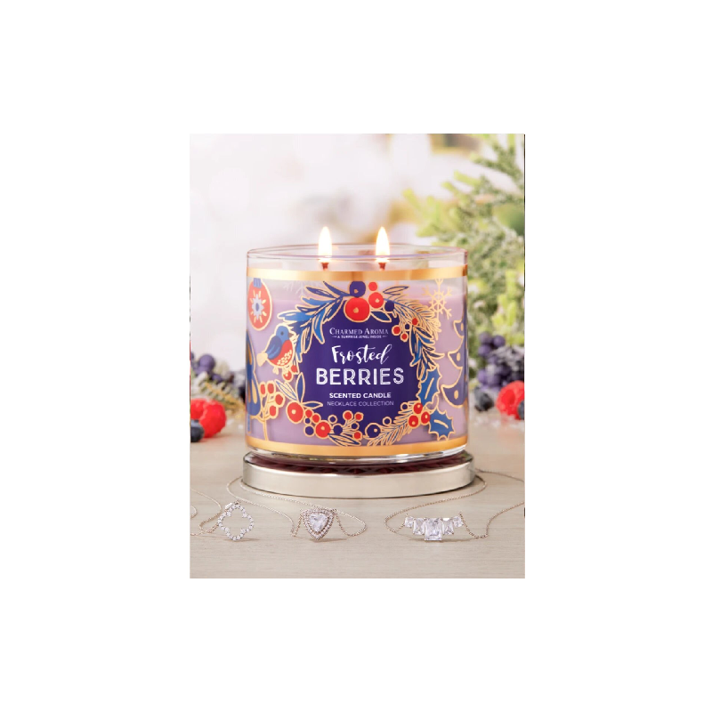 Bougie parfumée Baies givrées (Collier)