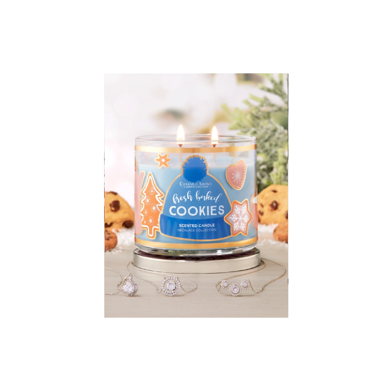Bougie parfumée Biscuits frais cuits (collier)