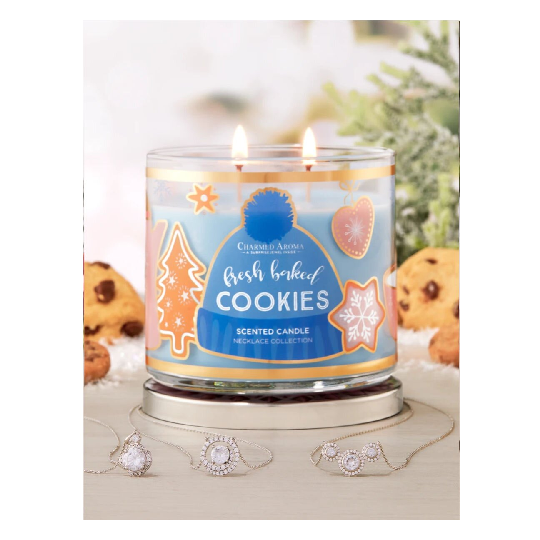 Bougie parfumée Biscuits frais cuits (collier)