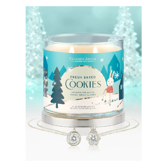 Bougie parfumée Biscuits frais cuits - (Collier)