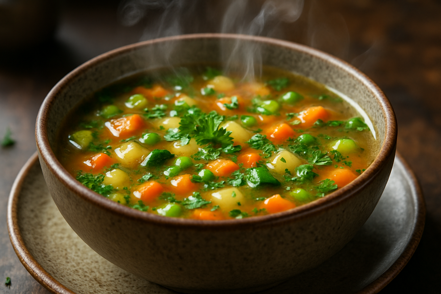 Soupe crémeuse au brocoli et au cheddar