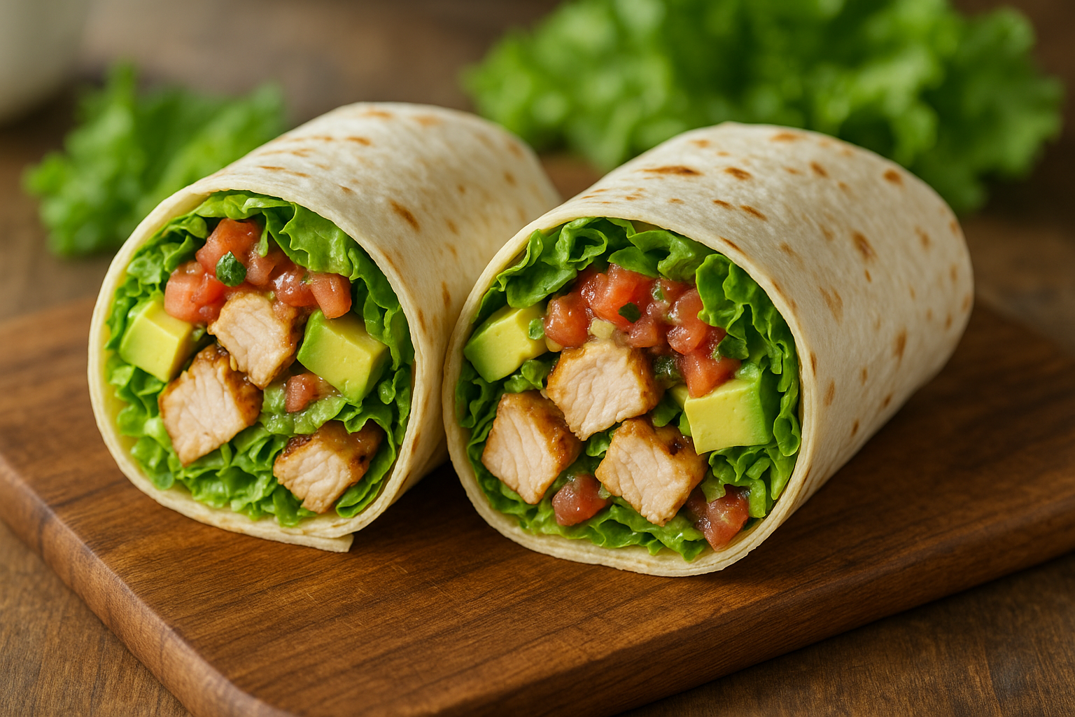 Wraps aux œufs brouillés