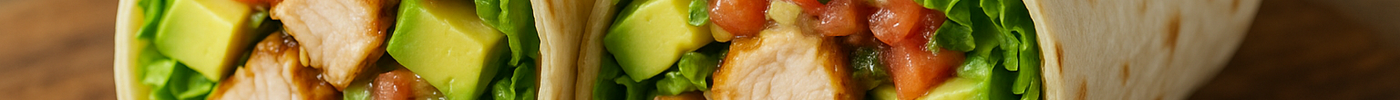 Wraps avocat & salade de pois chiches
