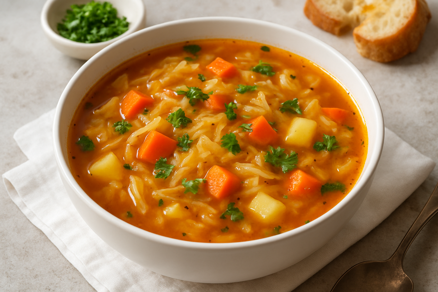 Soupe aux choux classique