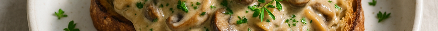 Toast Crémeux aux Champignons (pour 2 personnes)