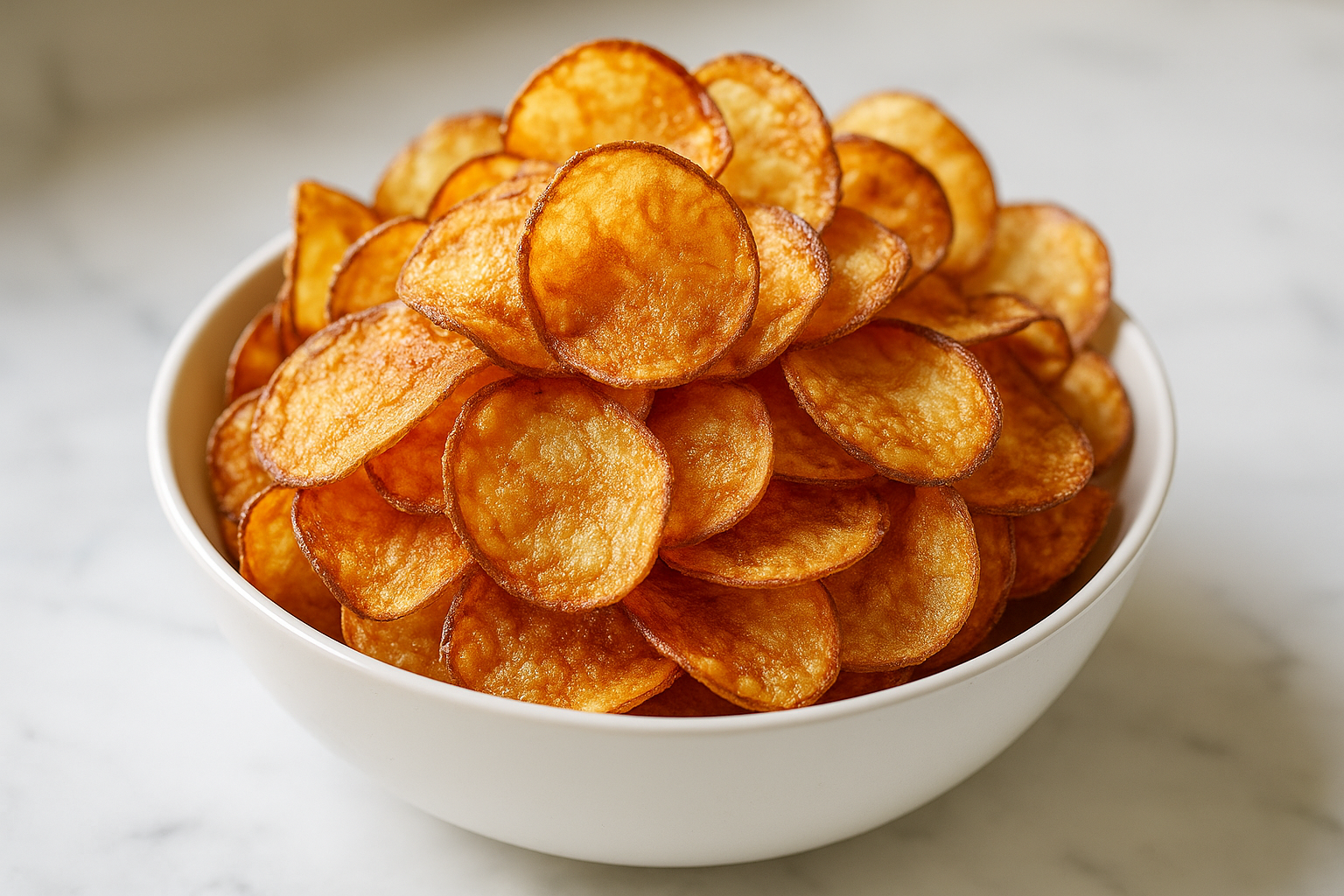 Chips maison croustillantes