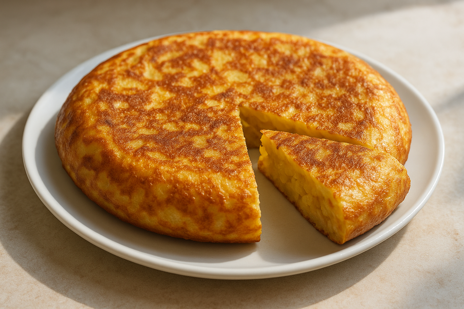 Tortilla espagnole aux pommes de terre