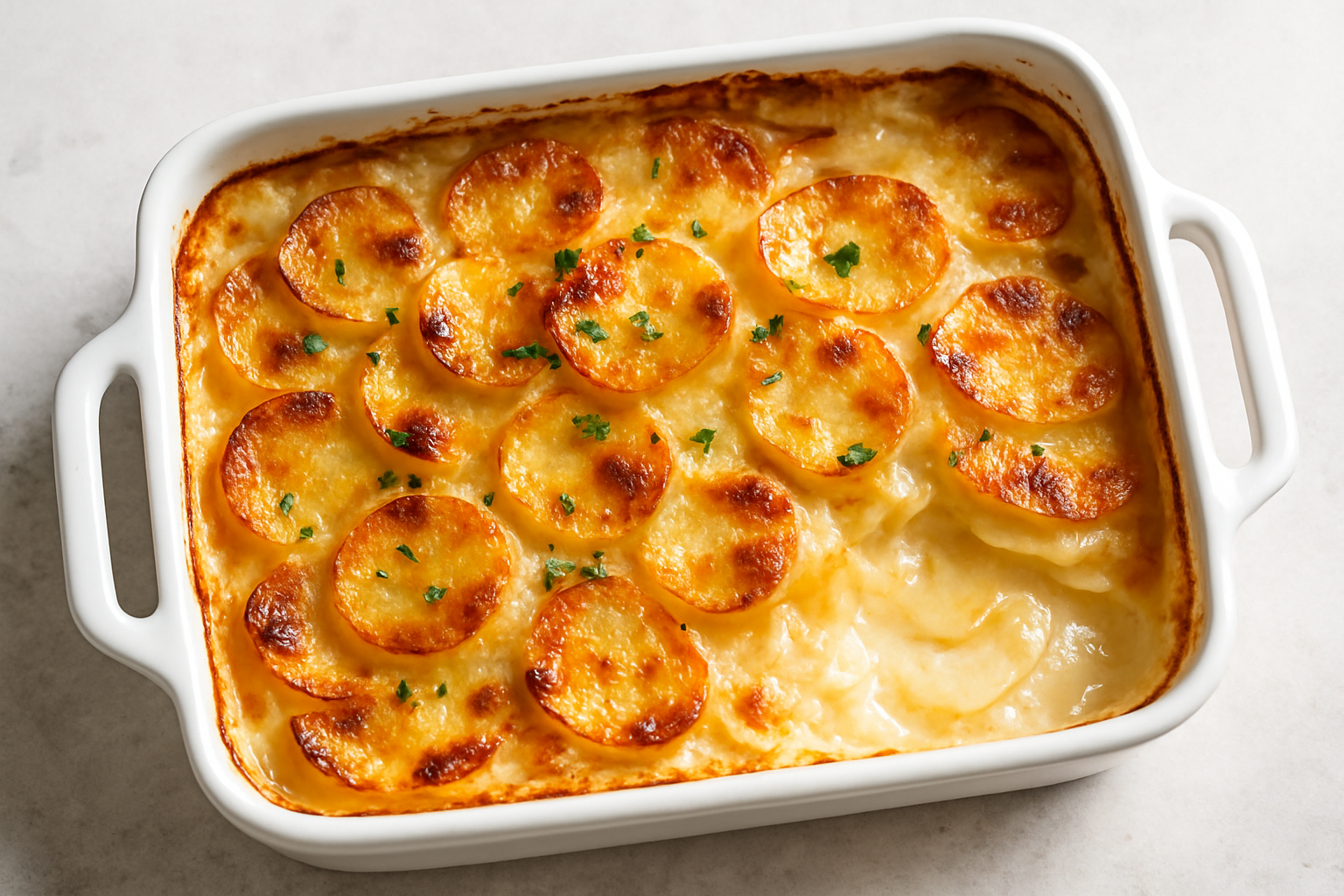 Gratin de pommes de terre ultra fondant