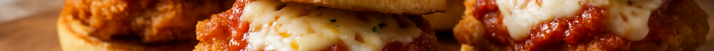 Mini-sandwichs au poulet croustillant et parmesan