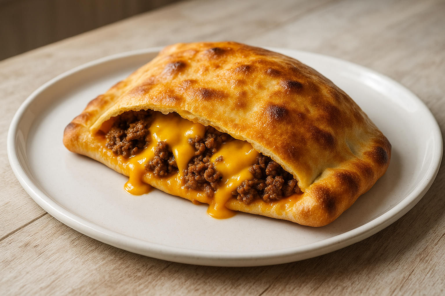 Calzones Bœuf & Cheddar