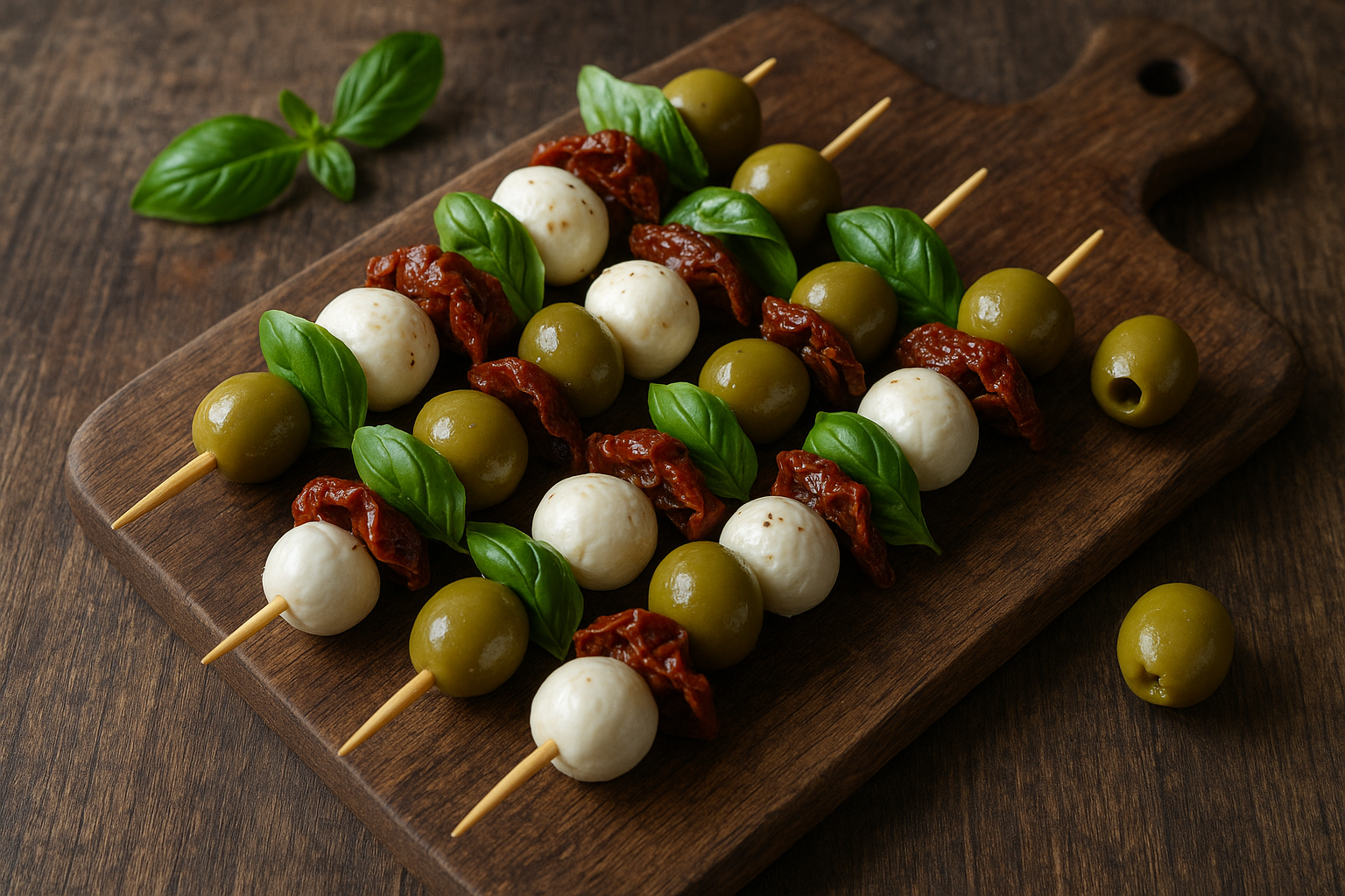 Brochettes d'antipasti (style italien)