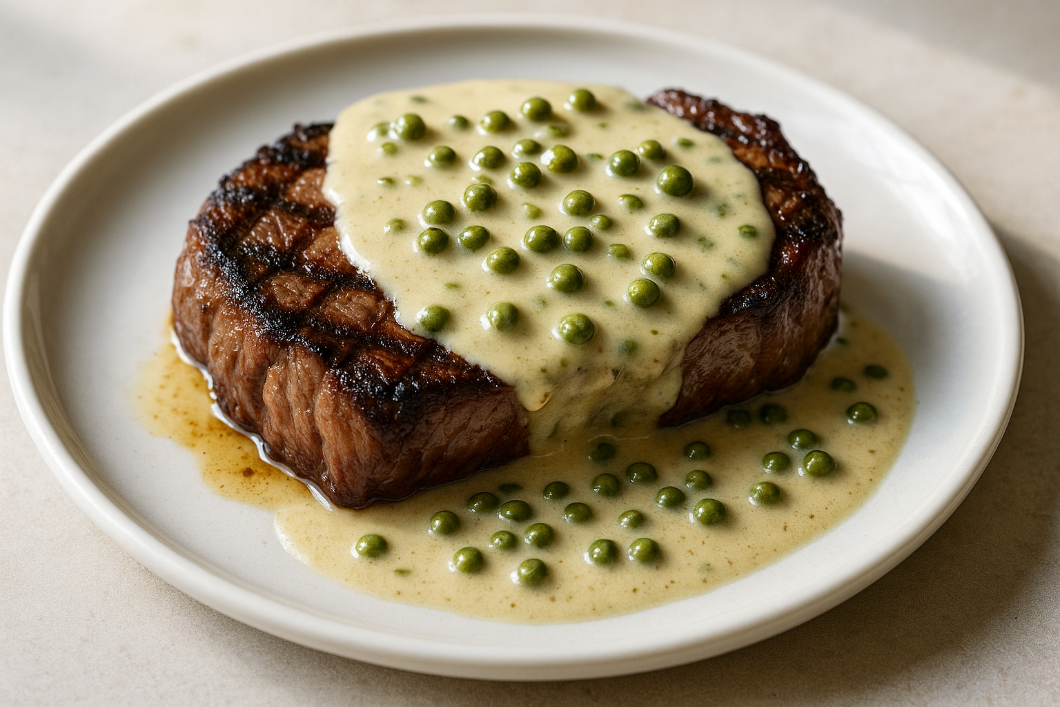 Steak Sauce au Poivre Vert