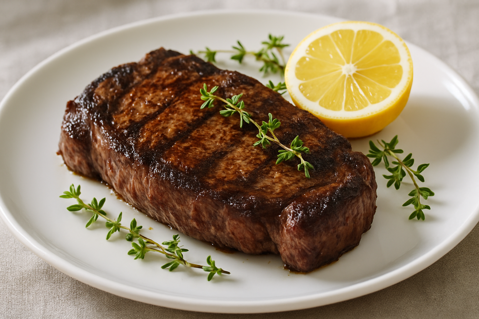 Steak Citron & Thym