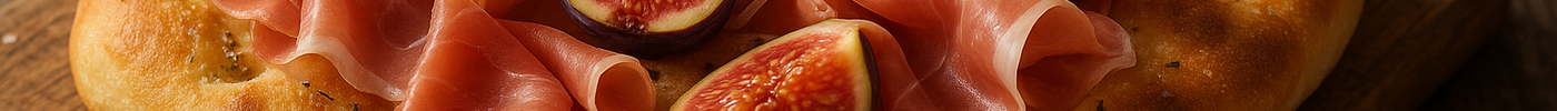 Focaccia au jambon de Parme et aux figues