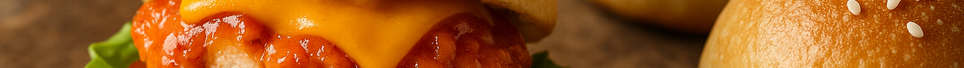 Bombes Cheeseburger Poulet-Buffalo