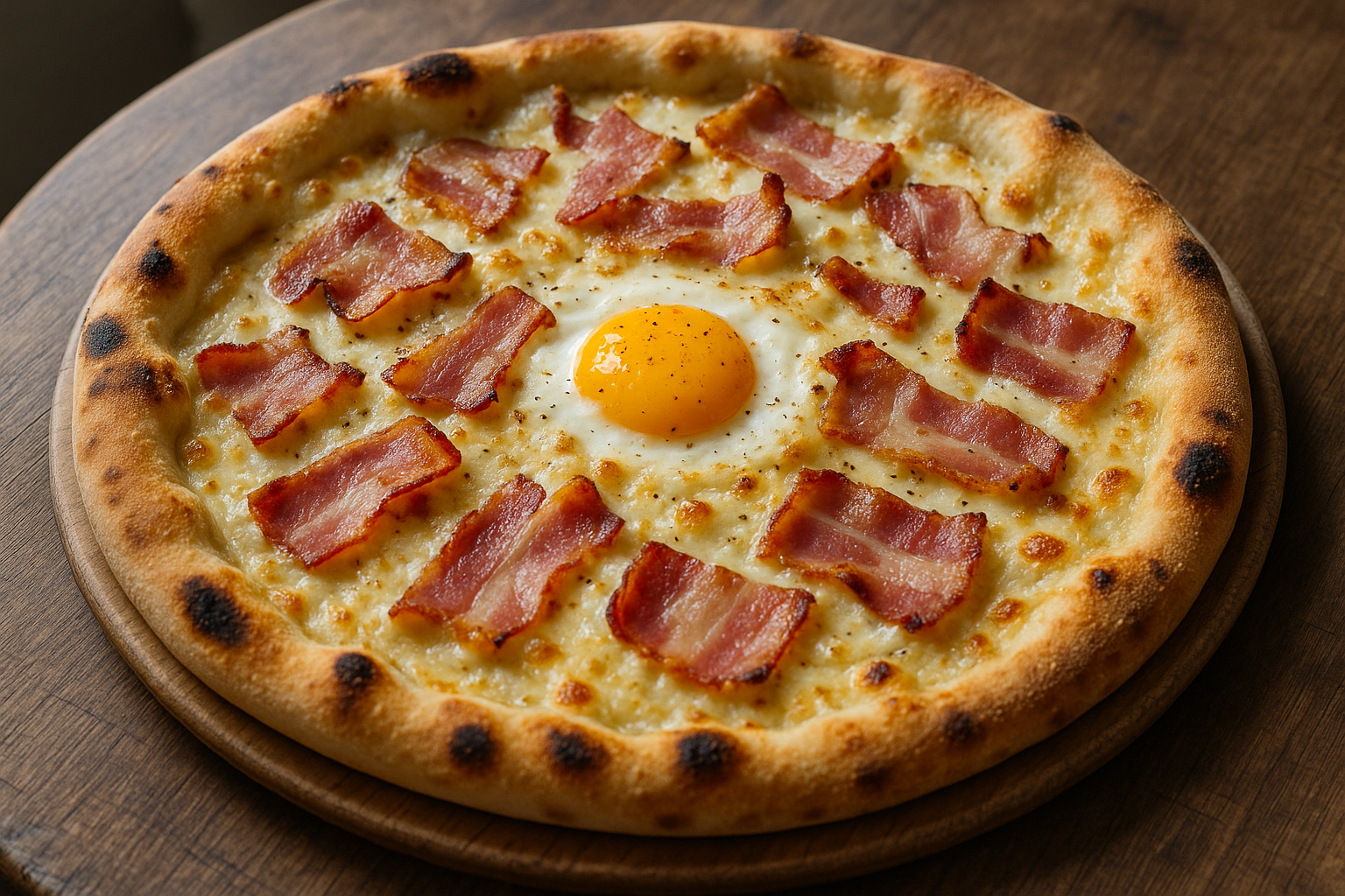 Pizza Carbonara (pour 2 à 3 personnes)