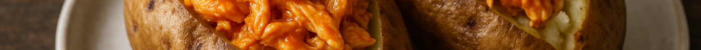 Pommes de terre farcies au poulet Buffalo