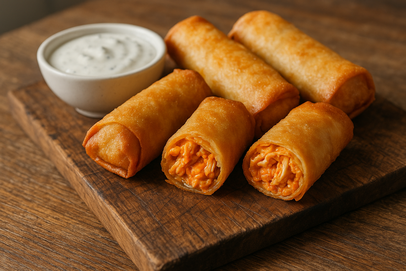 Nems au poulet Buffalo (8 rouleaux)