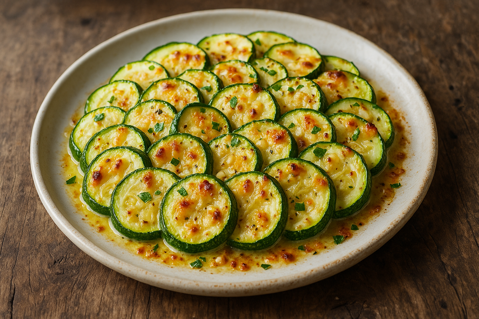 Gratin de Courgettes au Parmesan et Ail
