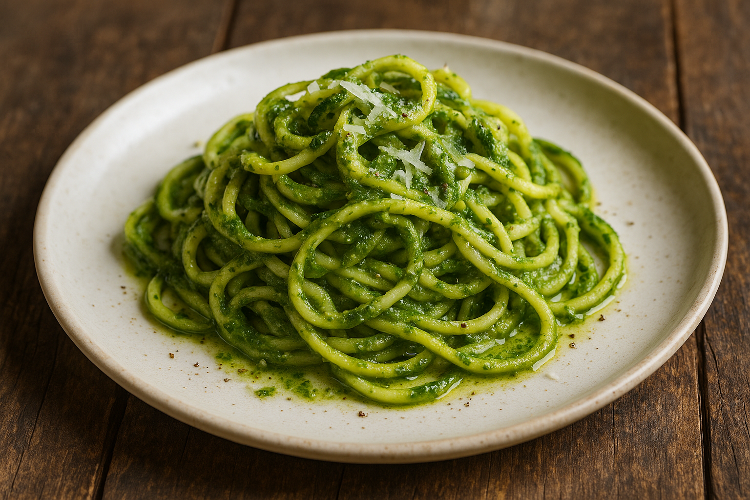 Nouilles de Courgettes au Pesto