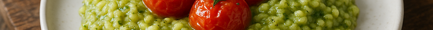 Risotto au pesto et tomates
