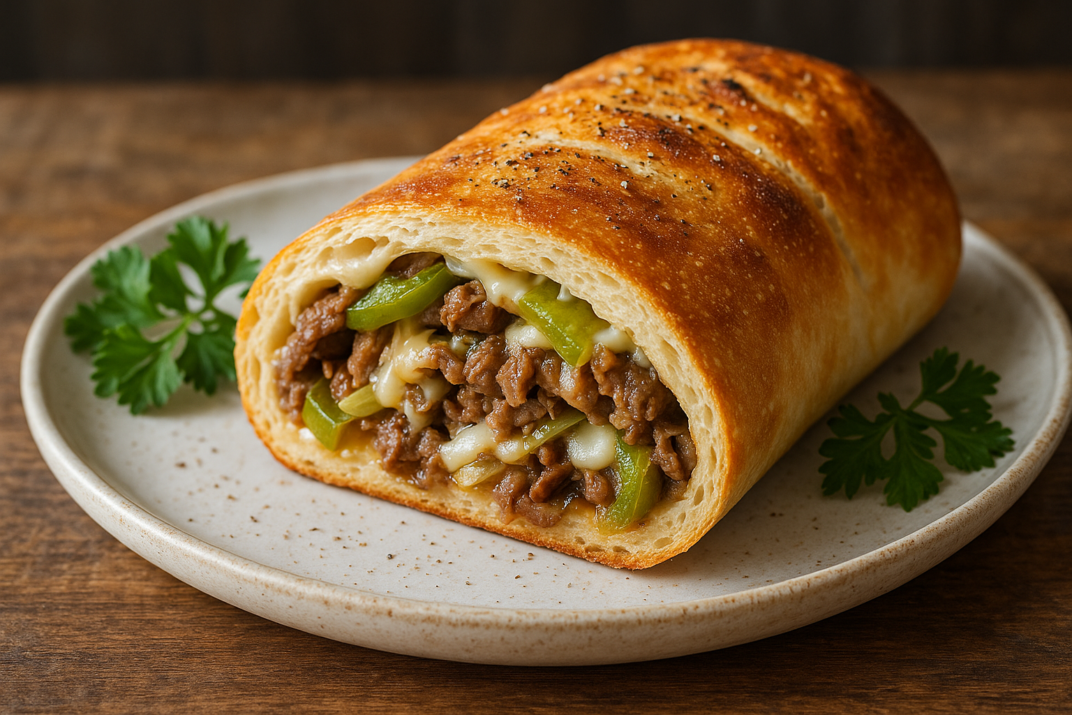 Stromboli Philly Cheesesteak