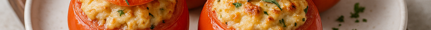 Tomates Farcies au Poulet et Fromage Blanc