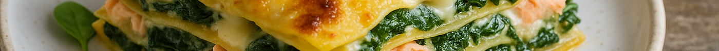 Lasagnes au saumon et aux épinards (pour 4 personnes)