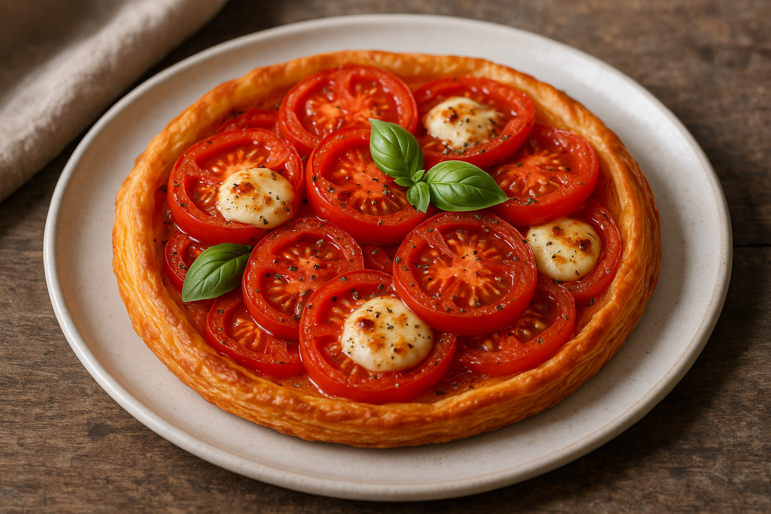 Tarte Tomates & Mozzarella