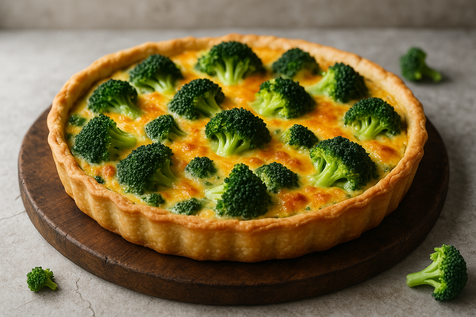 Tarte Brocoli & Cheddar