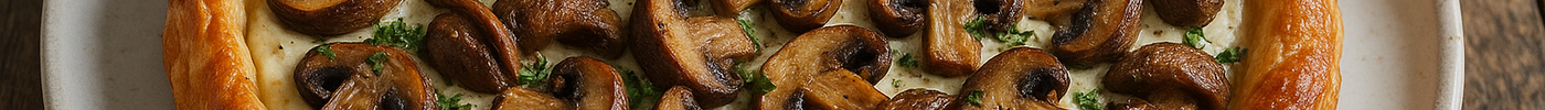 Tarte aux Champignons & Crème