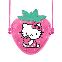 HELLO KITTY - Fraise - Mini Sac à Bandoulière Fourrure '20x15x6cm'