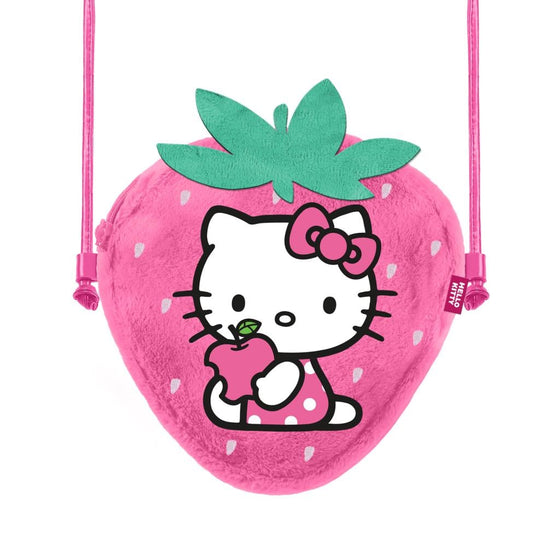 HELLO KITTY - Fraise - Mini Sac à Bandoulière Fourrure '20x15x6cm'