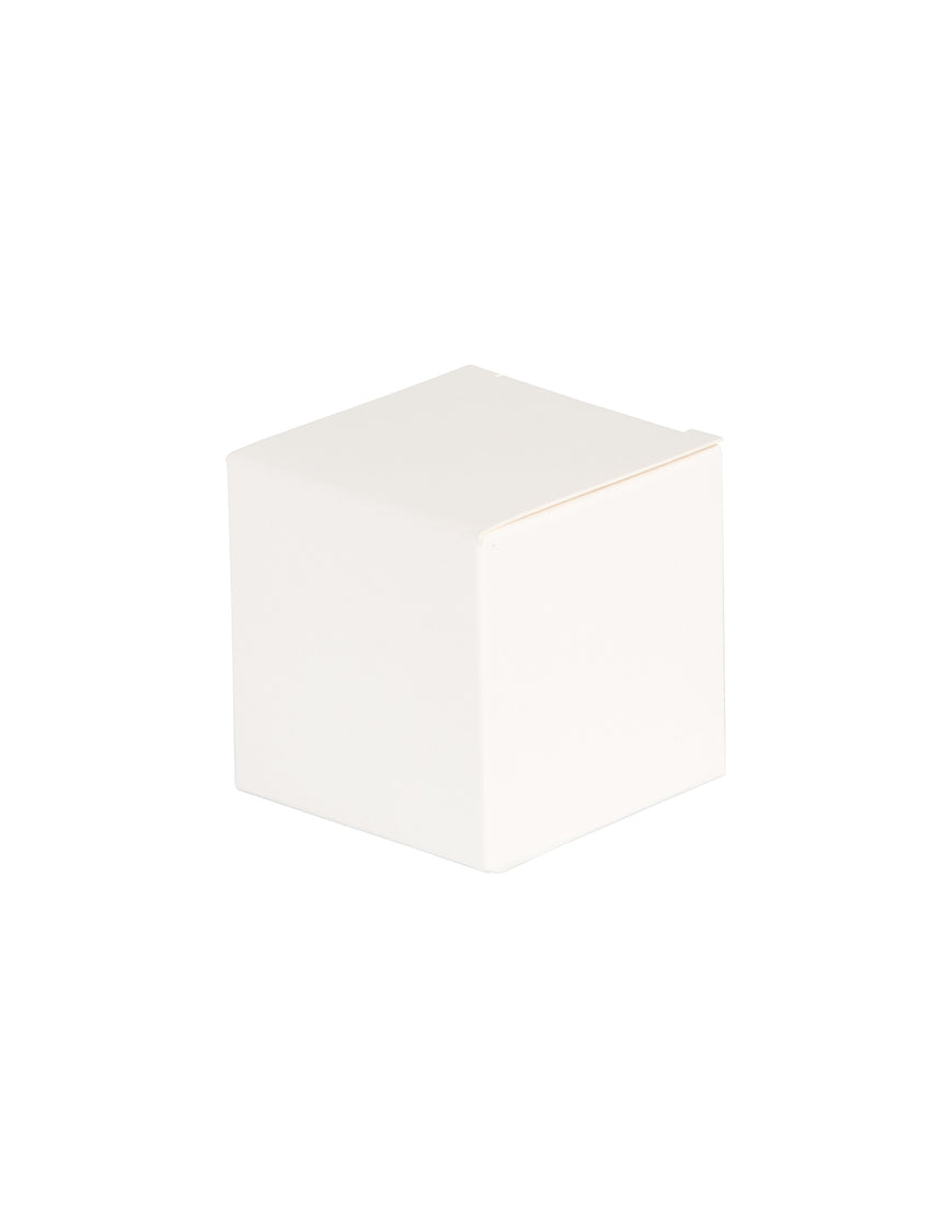 10 boîtes en carton blanches carrées 5 x 5 cm pour dragées et mariage