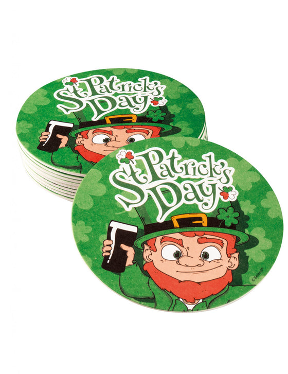 10 Dessous de verre 10 cm Saint Patrick