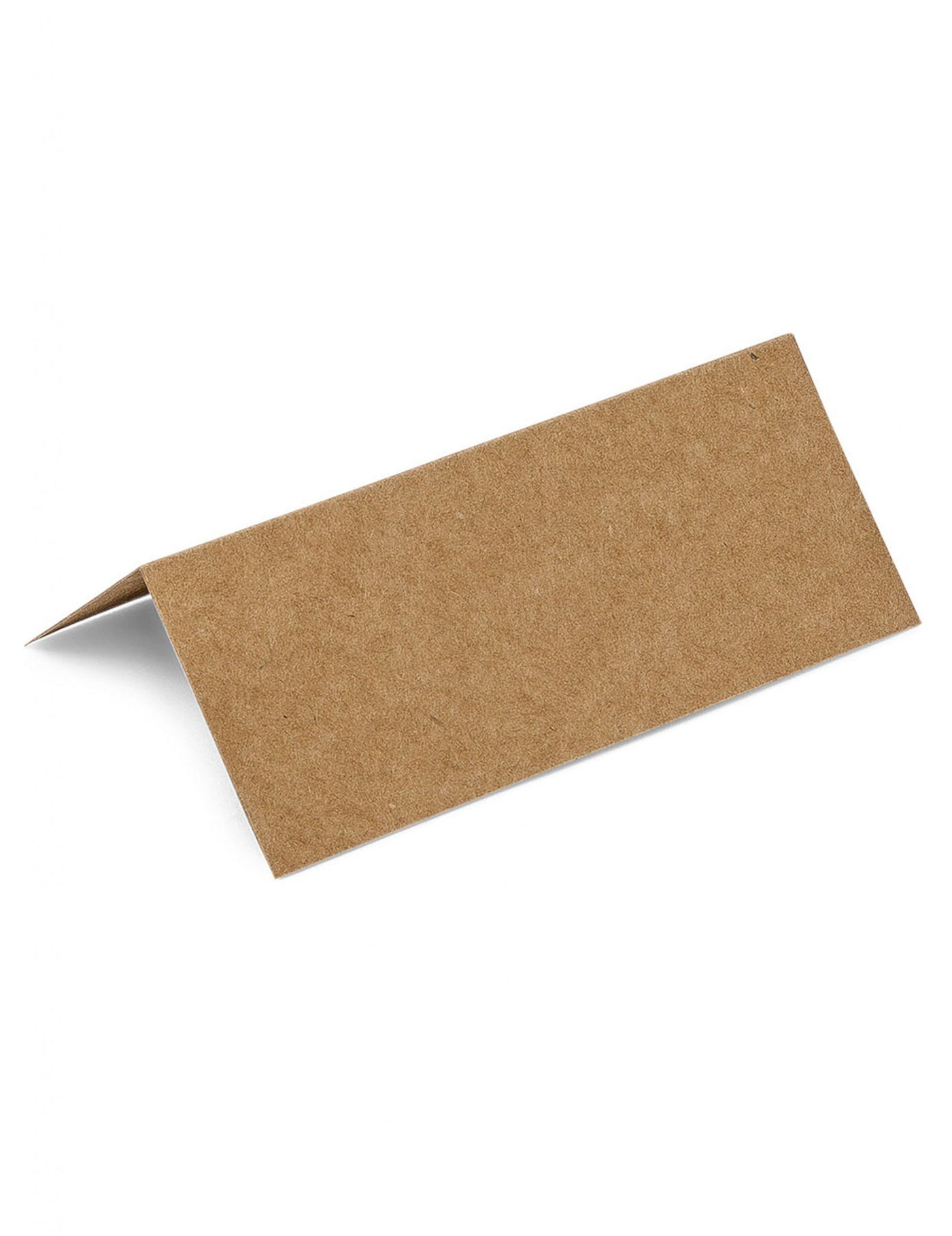 10 Marque-places en kraft 9,5 x 4 cm pour mariage