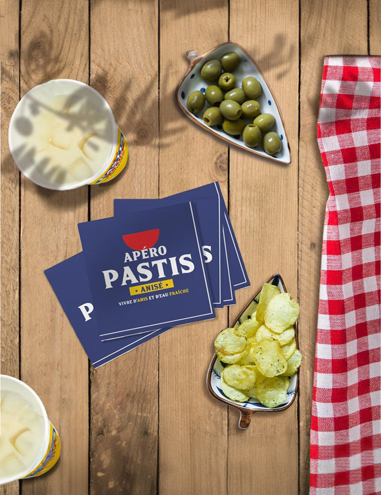 10 petites serviettes apéro