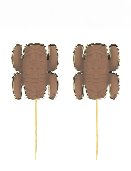 10 Pics en bois totem aventurier