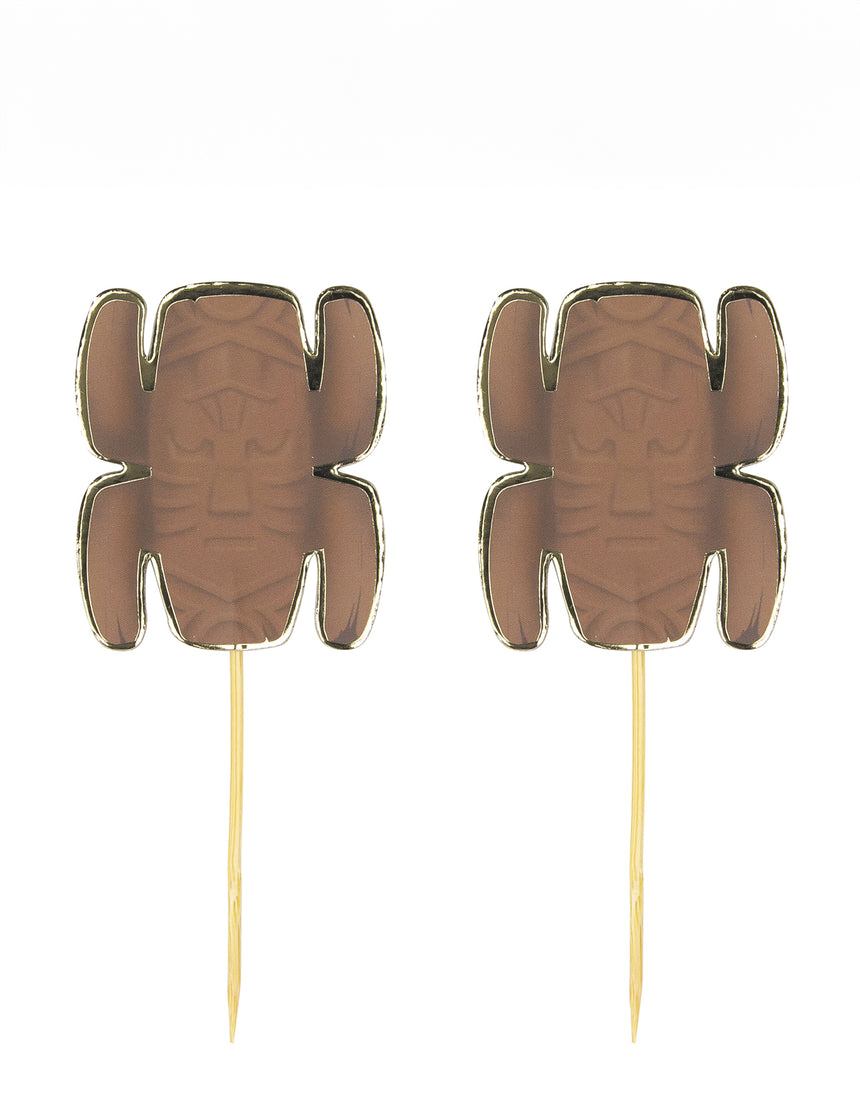 10 Pics en bois totem aventurier