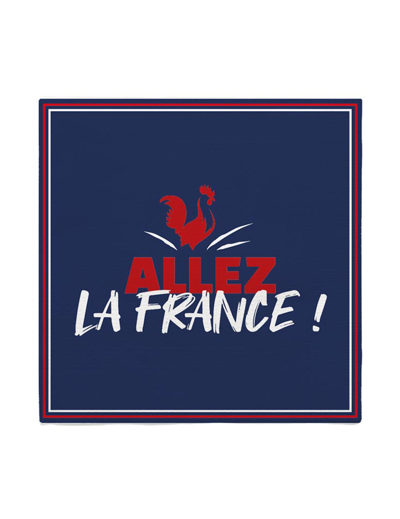 10 Serviettes en papier Allez la France