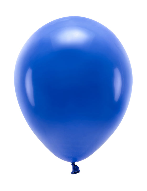 100 ballons en latex pastel navy 26 cm bleu marine