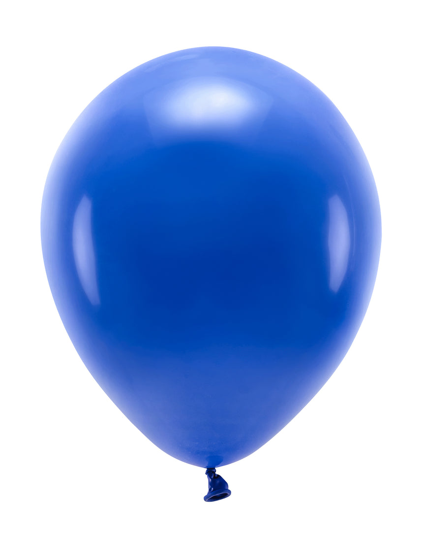 100 ballons en latex pastel navy 26 cm bleu marine