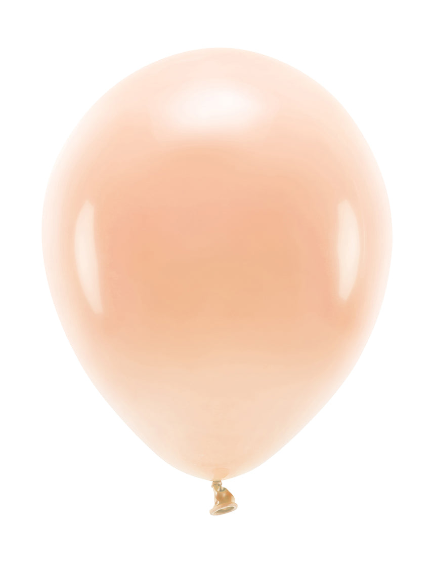 100 Ballons en latex pastel pêche 26 cm