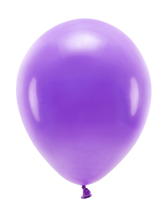 100 Ballons en latex pastel violet 26 cm