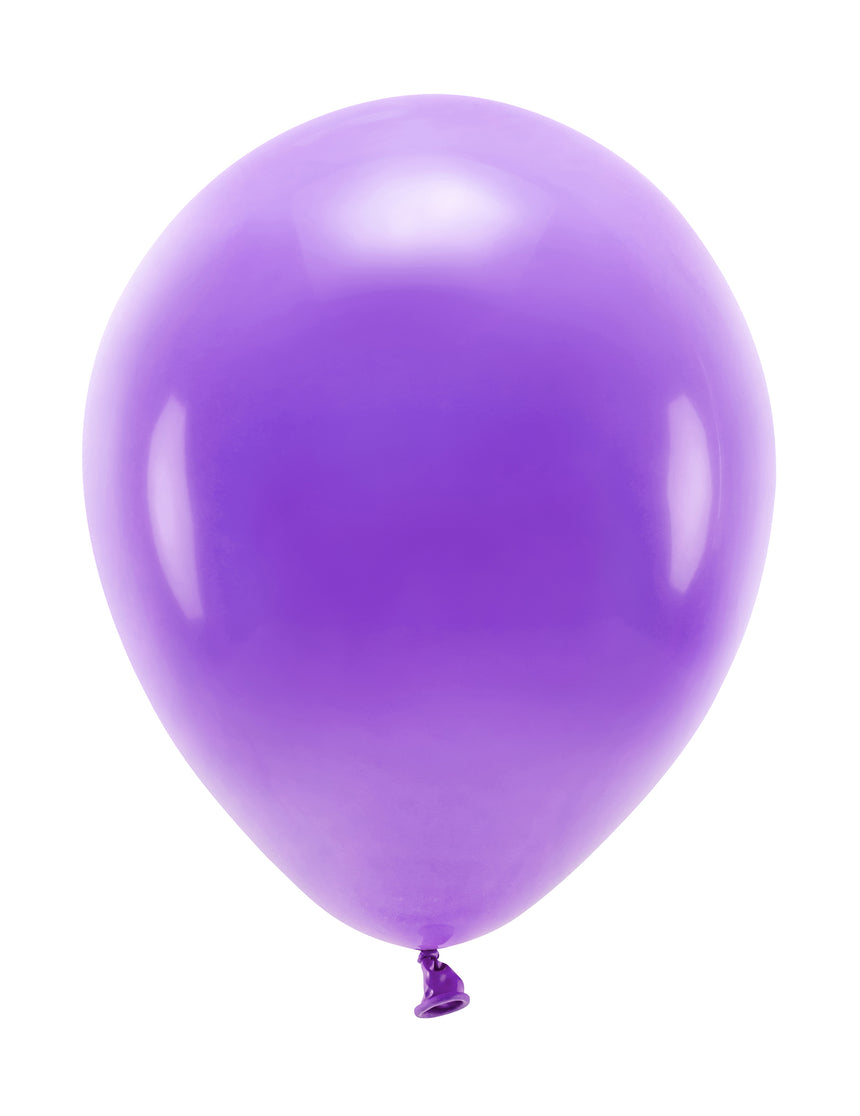 100 Ballons en latex pastel violet 26 cm