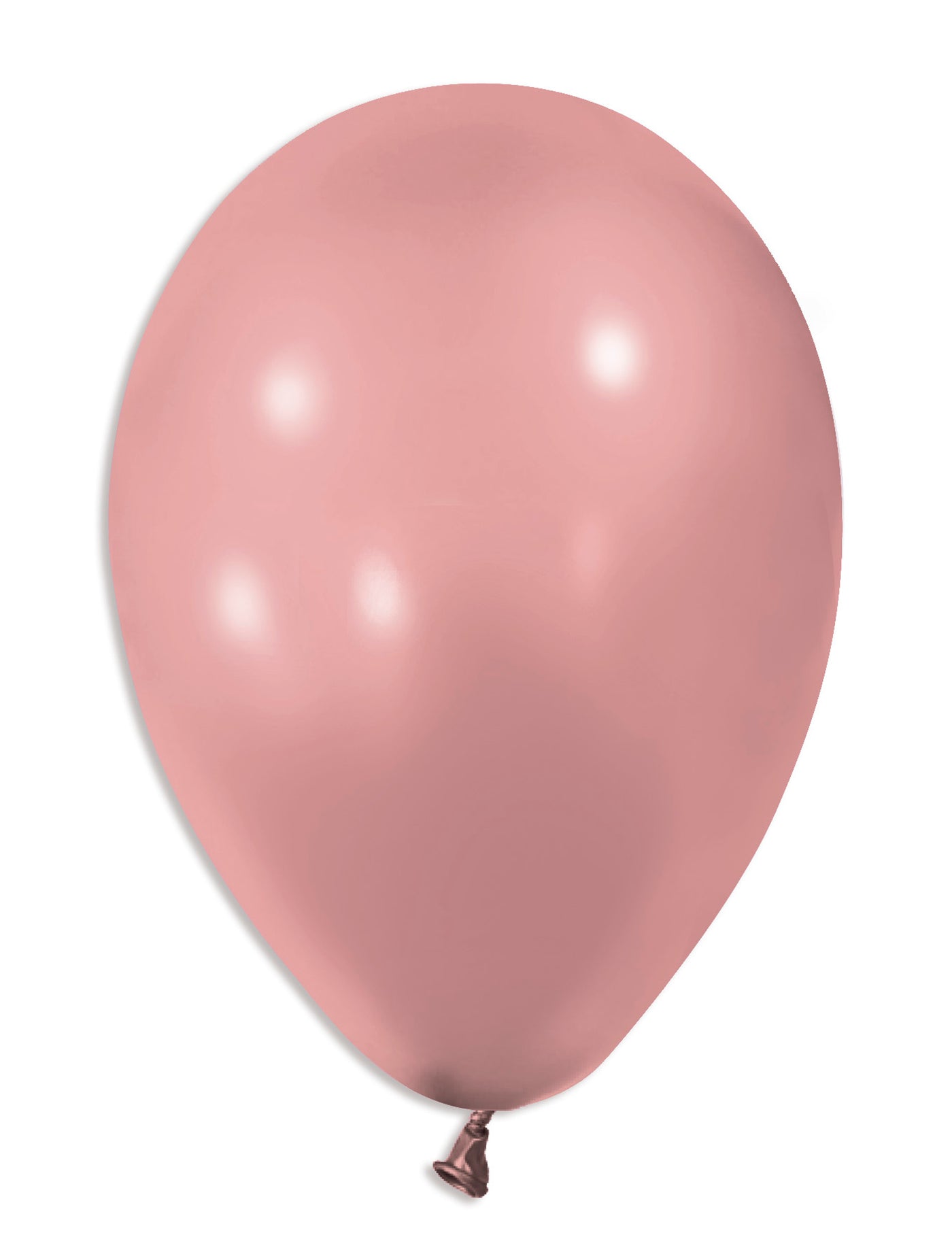 100 Ballons en latex rose gold métallisés 30 cm